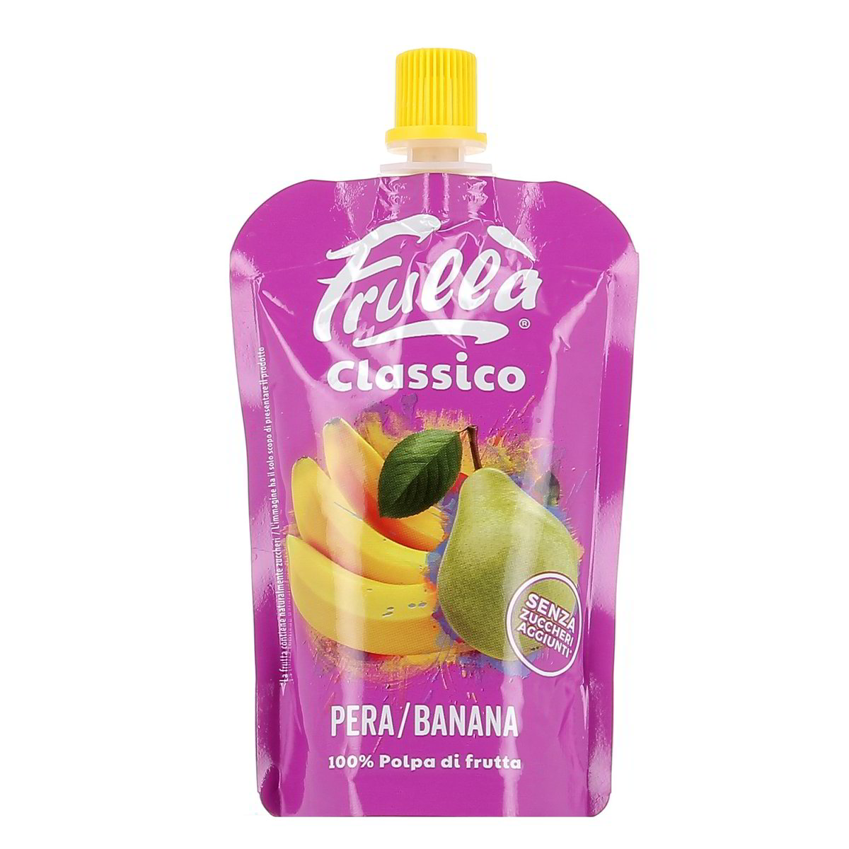 Frullato-Frulla-Pera-e-Banana-Doypack-100-g Frullato Frullà Pera e Banana Doypack 100 g - immagine 1