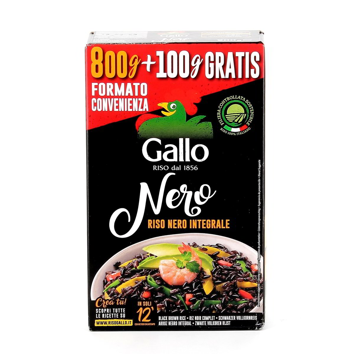 Gallo-Riso-Nero-Integrale-900-g-1 Gallo Riso Nero Integrale 900 g - immagine 1