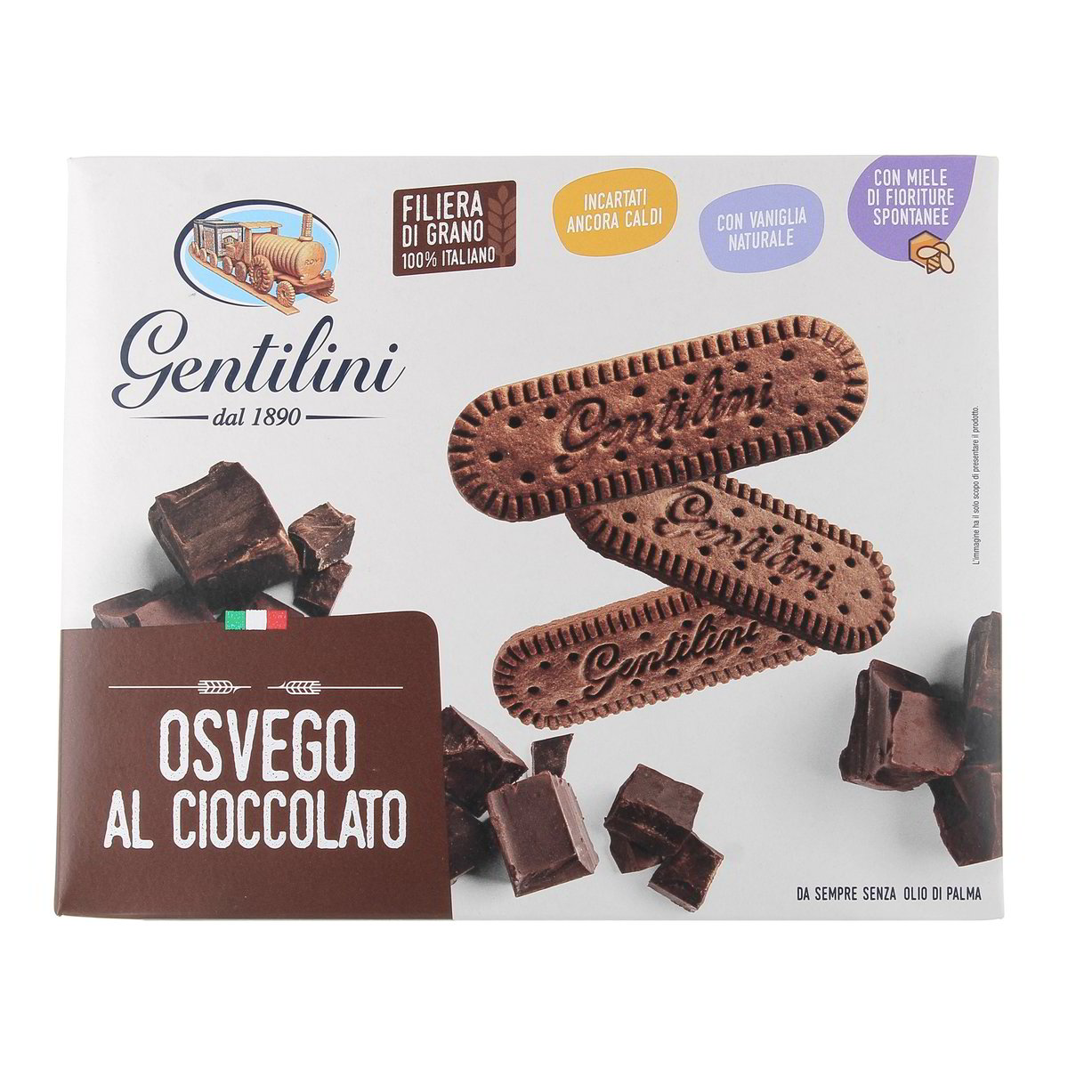 Gentilini-Biscotti-Osvego-Cioccolato-1-kg Gentilini Biscotti Osvego Cioccolato 1 kg - immagine 1