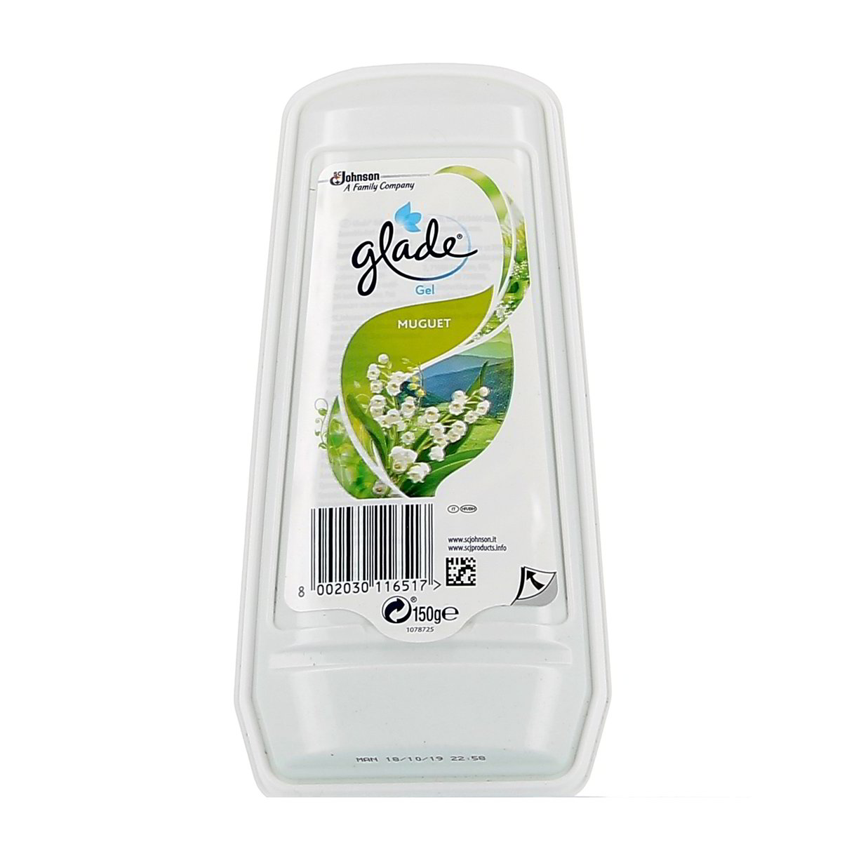 Glade-Deodorante-Assorbi-Odori-Mughetto-150-g Glade Deodorante Assorbi Odori Mughetto 150 g - immagine 1