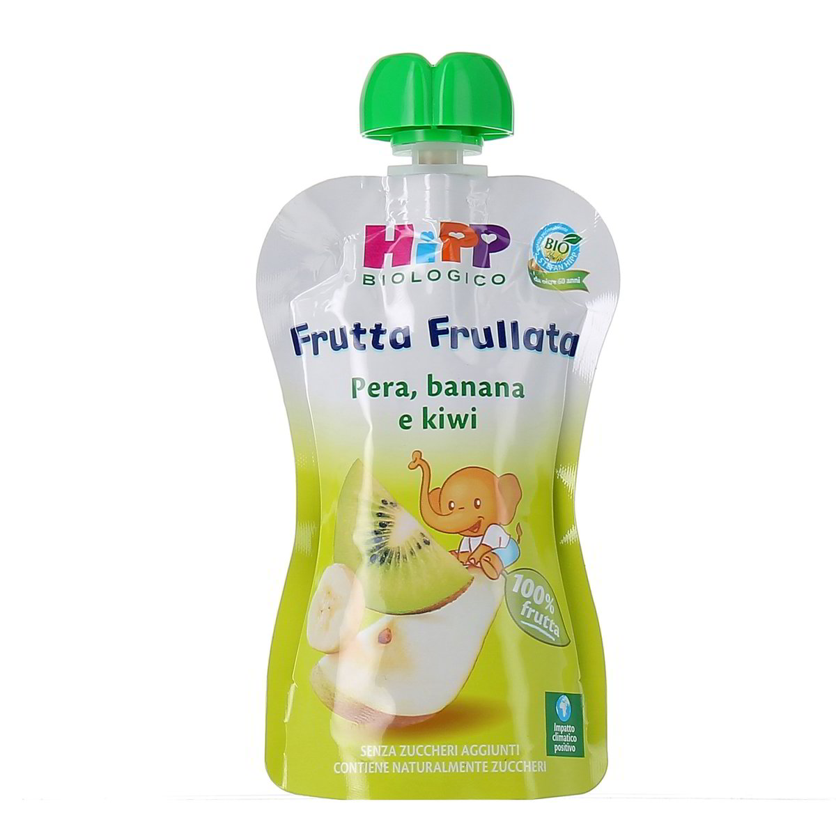 Hipp-Frutta-Frullata-Bio-Pera-Banana-Kiwi-90-g-1 Hipp Frutta Frullata Bio Pera/Banana/Kiwi 90 g - immagine 1