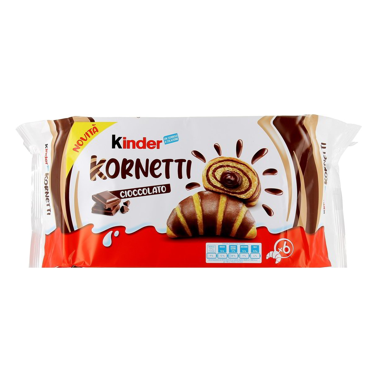 Kinder-Kornetti-Cioccolato-252-g-1 Kinder Kornetti Cioccolato 252 g - immagine 1