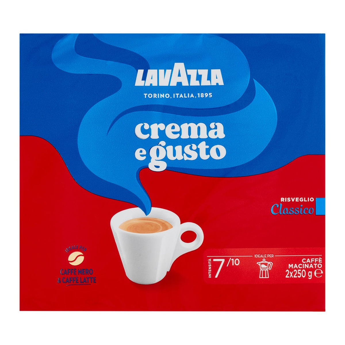 Lavazza-Caffe-Classico-2-x-250-g Lavazza Caffè Classico 2 x 250 g - immagine 1