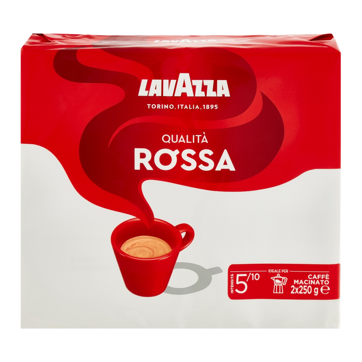 Lavazza-Caffe-Qualita-Rossa-2-x-250-g Lavazza Caffè Qualità Rossa 2 x 250 g - immagine 1