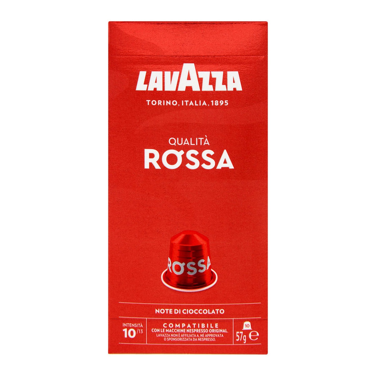 Lavazza-Capsule-Compatibili-Nespresso-Qualita-Rossa-x10 Lavazza Capsule Compatibili Nespresso Qualità Rossa x10 - immagine 1