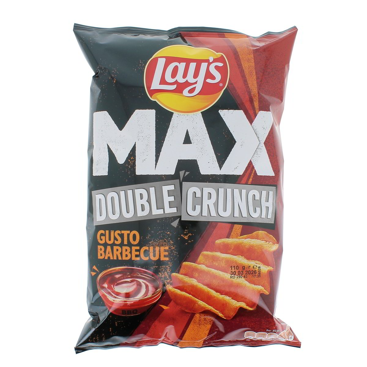Lays-Patatine-Max-Double-Crunch-Barbecue-110-g-1 Lay's Patatine Max Double Crunch Barbecue 110 g - immagine 1