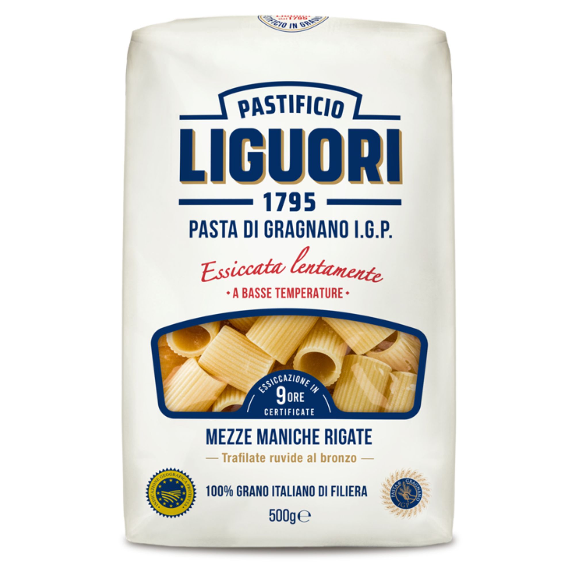 Liguori Mezze Maniche Rigate - 500 gr Liguori Mezze Maniche Rigate – 500 gr - immagine 1