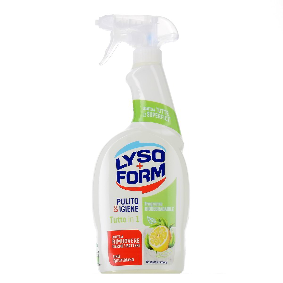 Lysoform-Spray-Tutto-in-1-Te-Verde-Limone-700-ml Lysoform Spray Tutto in 1 Tè Verde Limone 700 ml - immagine 1