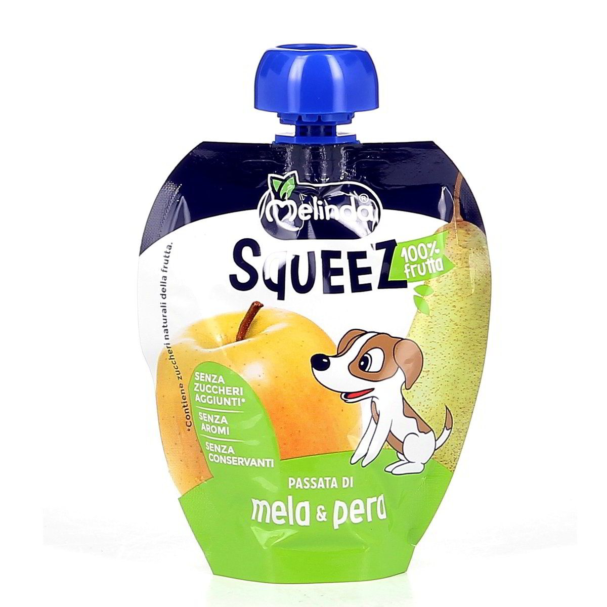 Melinda-Squeez-Mela-e-Pera-90-g Melinda Squeez Mela e Pera 90 g - immagine 1