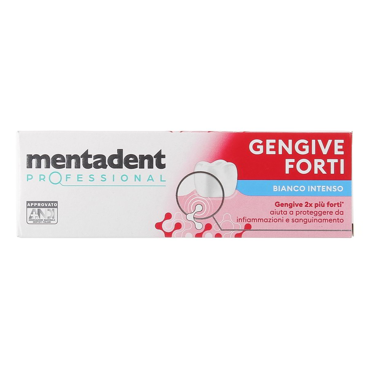 Mentadent-Dentifricio-Gengive-Forti-Bianco-I-75-ml Mentadent Dentifricio Gengive Forti Bianco I. 75 ml - immagine 1