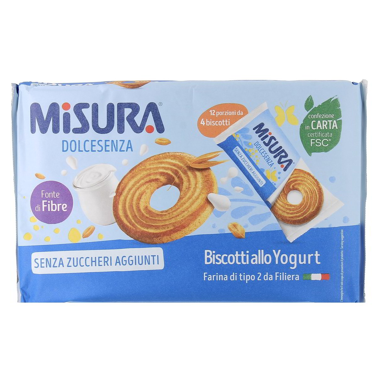 Misura-Biscotti-Dolce-Senza-Yogurt-400-g Misura Biscotti Dolce Senza Yogurt 400 g - immagine 1
