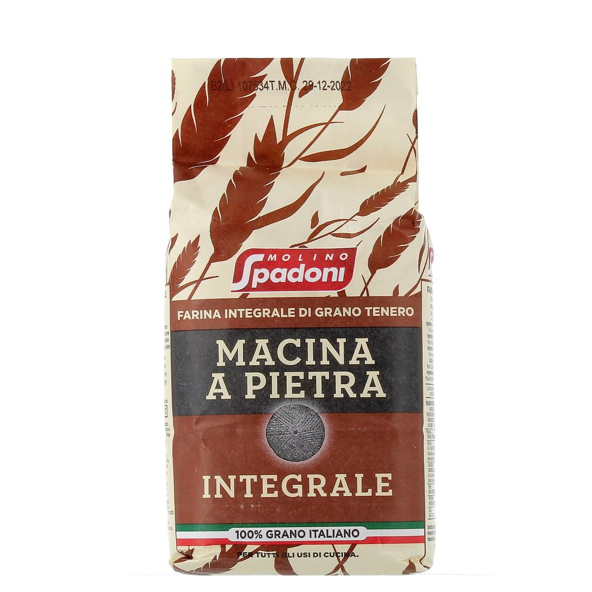 Molino-Spadoni-Farina-Italiana-Integrale-1-kg Molino Spadoni Farina Italiana Integrale 1 kg - immagine 1