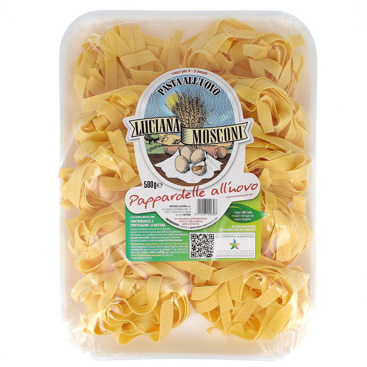Mosconi-Pasta-allUovo-Pappardelle-500-g-1 Mosconi Pasta all'Uovo Pappardelle 500 g - immagine 1