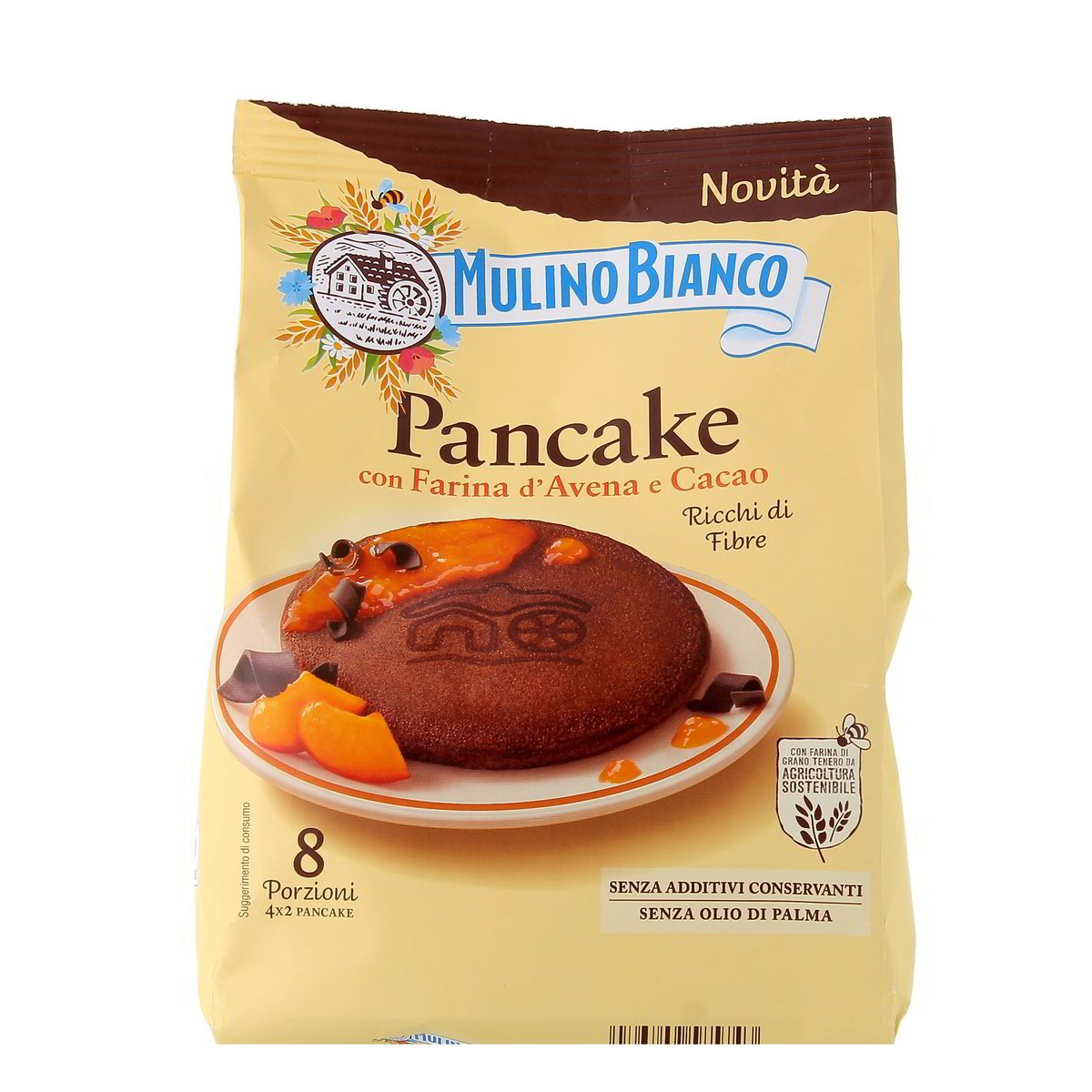 Mulino-Bianco-Pancake-Avena-e-Cacao-256-g Mulino Bianco Pancake Avena e Cacao 256 g - immagine 1