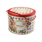 Muzzi Panettone Classico Uvetta e canditi in Latta Animalier - 1 kg