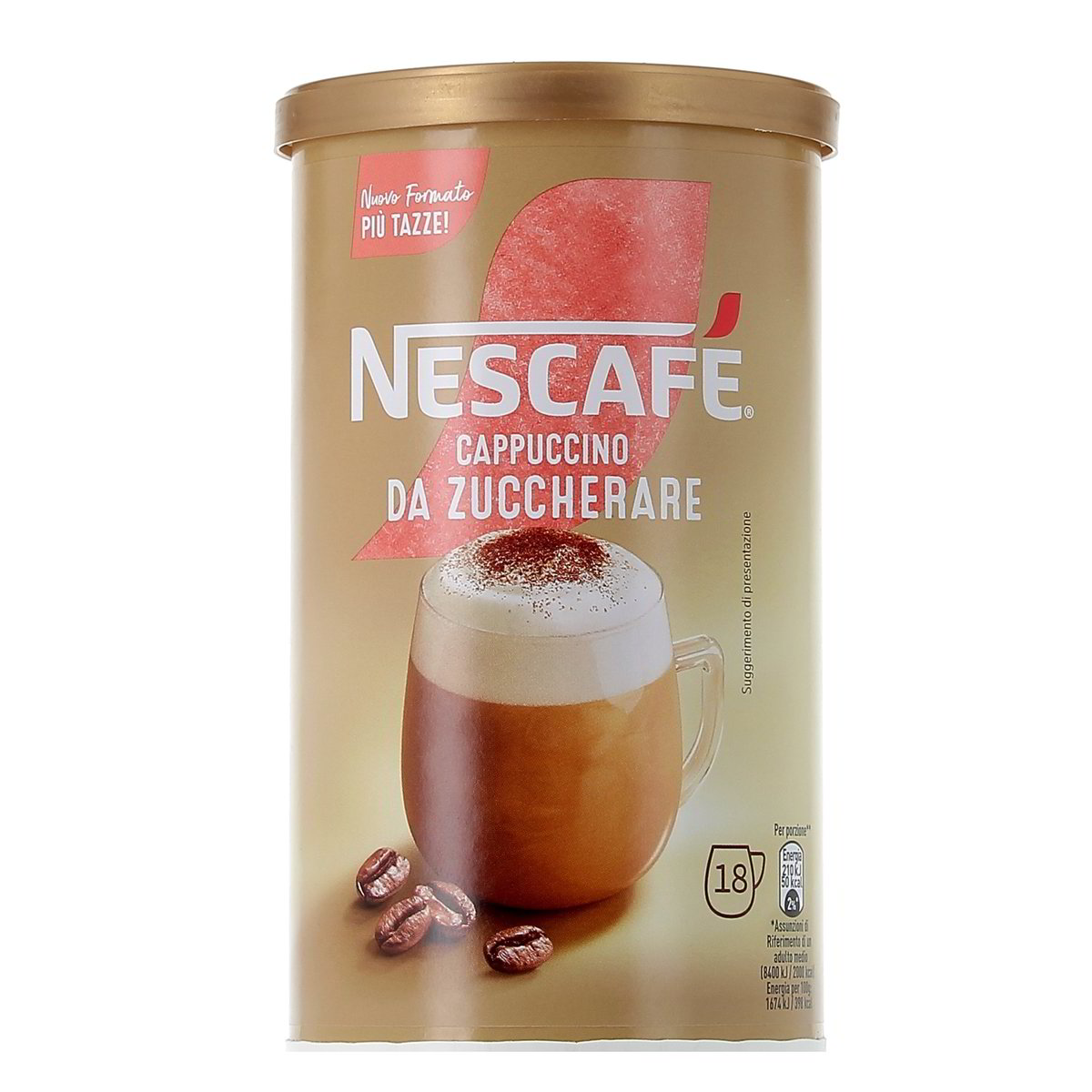 Nescafe-Cappuccino-Da-Zuccherare-225-g Nescafé Cappuccino Da Zuccherare 225 g - immagine 1