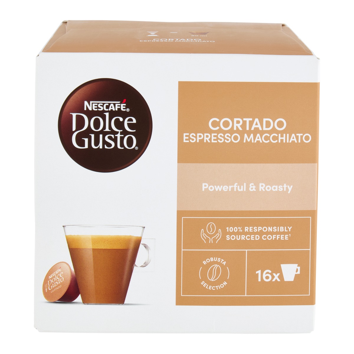 Nescafe-Dolce-Gusto-x16-Cortado-Capsule Nescafé Dolce Gusto x16 Cortado Capsule - immagine 1