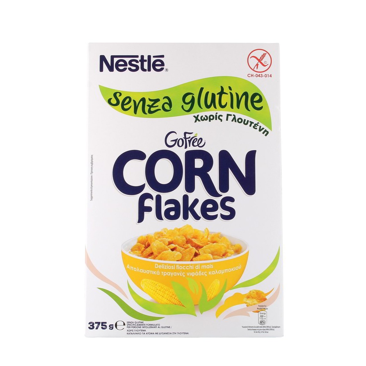 Nestle-Corn-Flakes-Senza-Glutine-375-g Nestlé Corn Flakes Senza Glutine 375 g - immagine 1