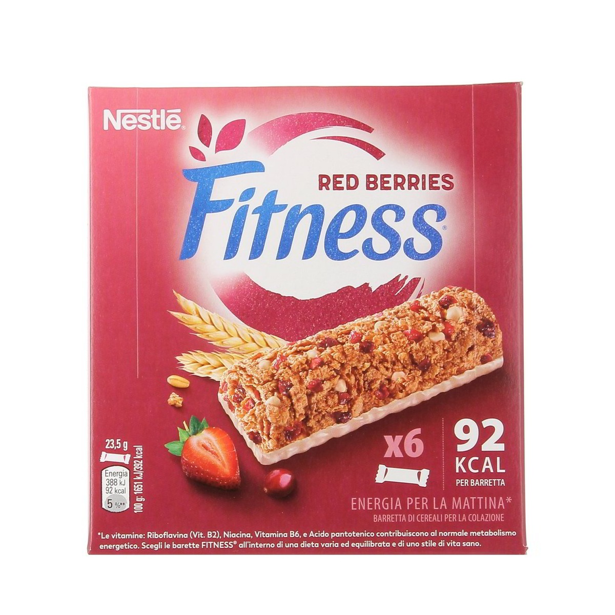 Nestle-Fitness-Barretta-Frutti-Rossi-141-g Nestlé Fitness Barretta Frutti Rossi 141 g - immagine 1
