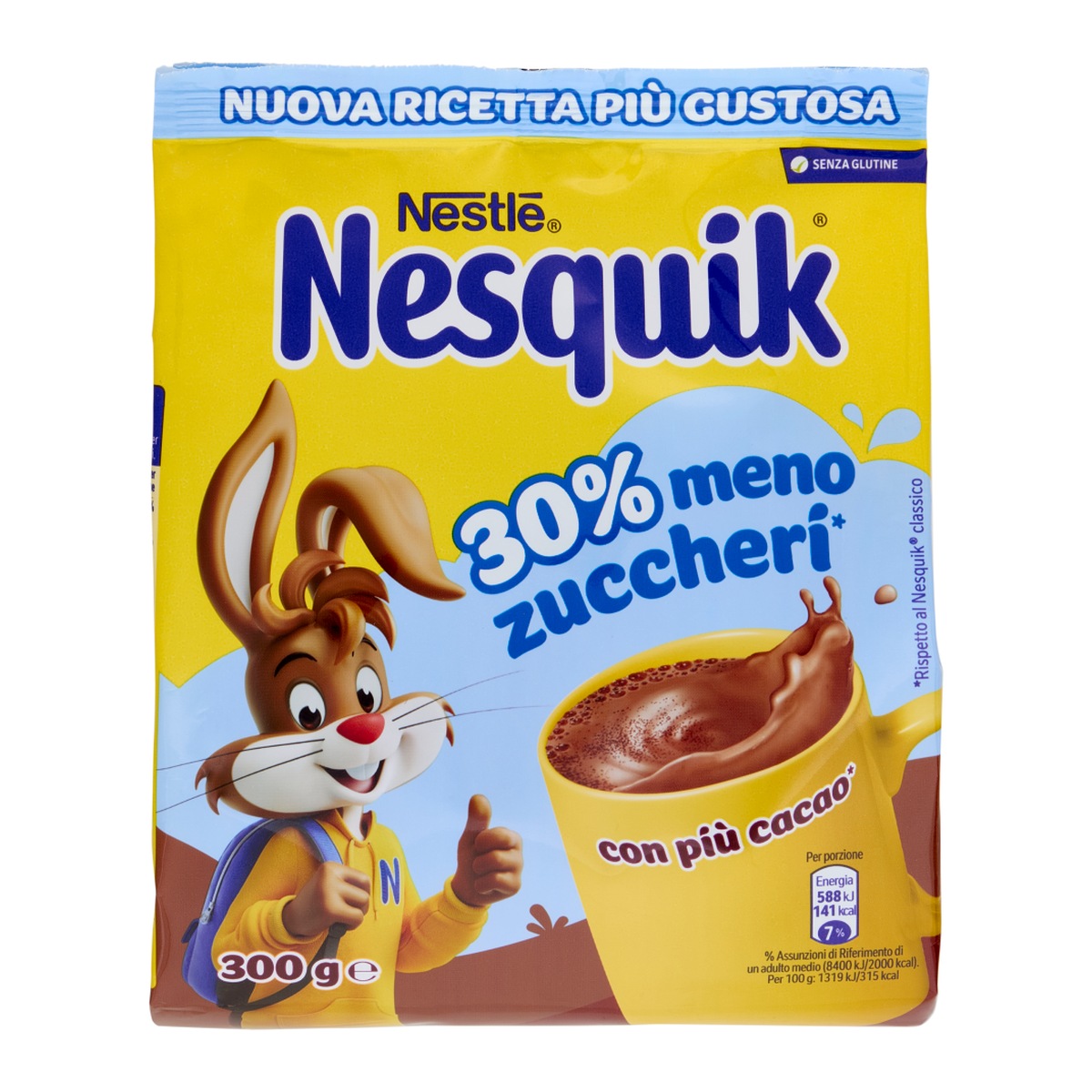 Nestle-Nesquik-30-percento-Zuccheri-300-g Nestlé Nesquik -30% Zuccheri 300 g - immagine 1