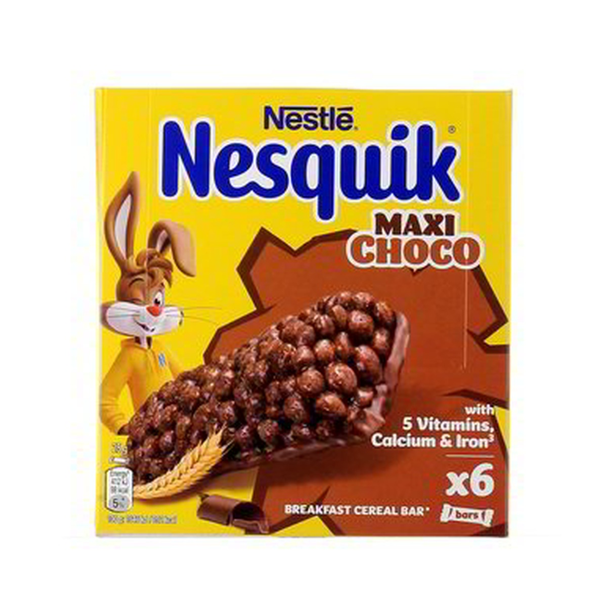 Nestle-Nesquik-Barrette-Maxi-Choco-150-g Nestlé Nesquik Barrette Maxi Choco 150 g - immagine 1