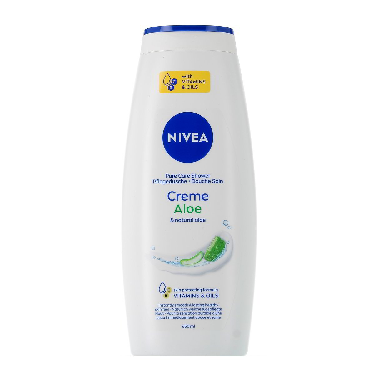 Nivea-Bagnoschiuma-Creme-Aloe-650-ml Nivea Bagnoschiuma Creme Aloe 650 ml - immagine 1