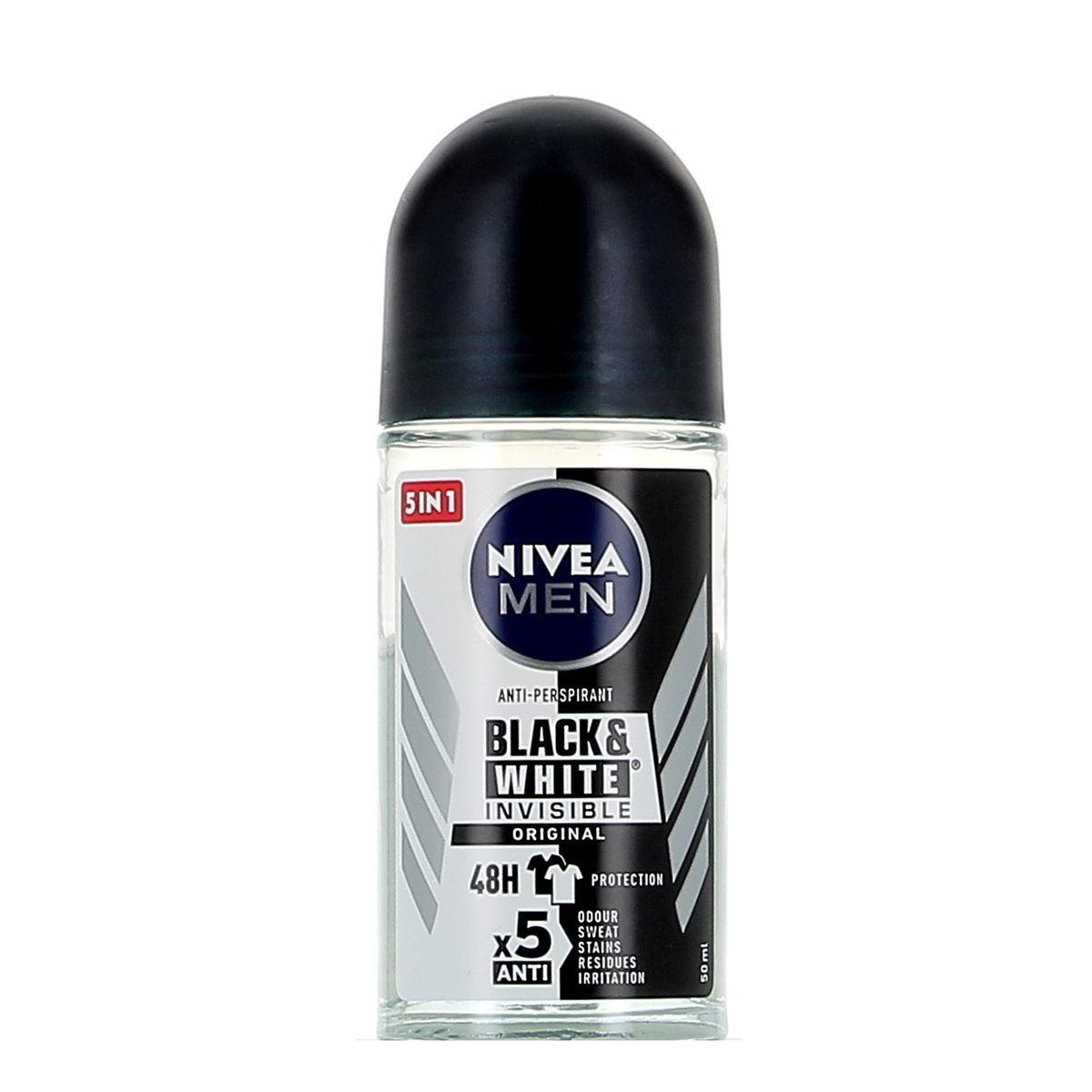 Nivea-Deo-Roll-On-Black-and-White-Men-50-ml Nivea Deo Roll-On Black & White Men 50 ml - immagine 1