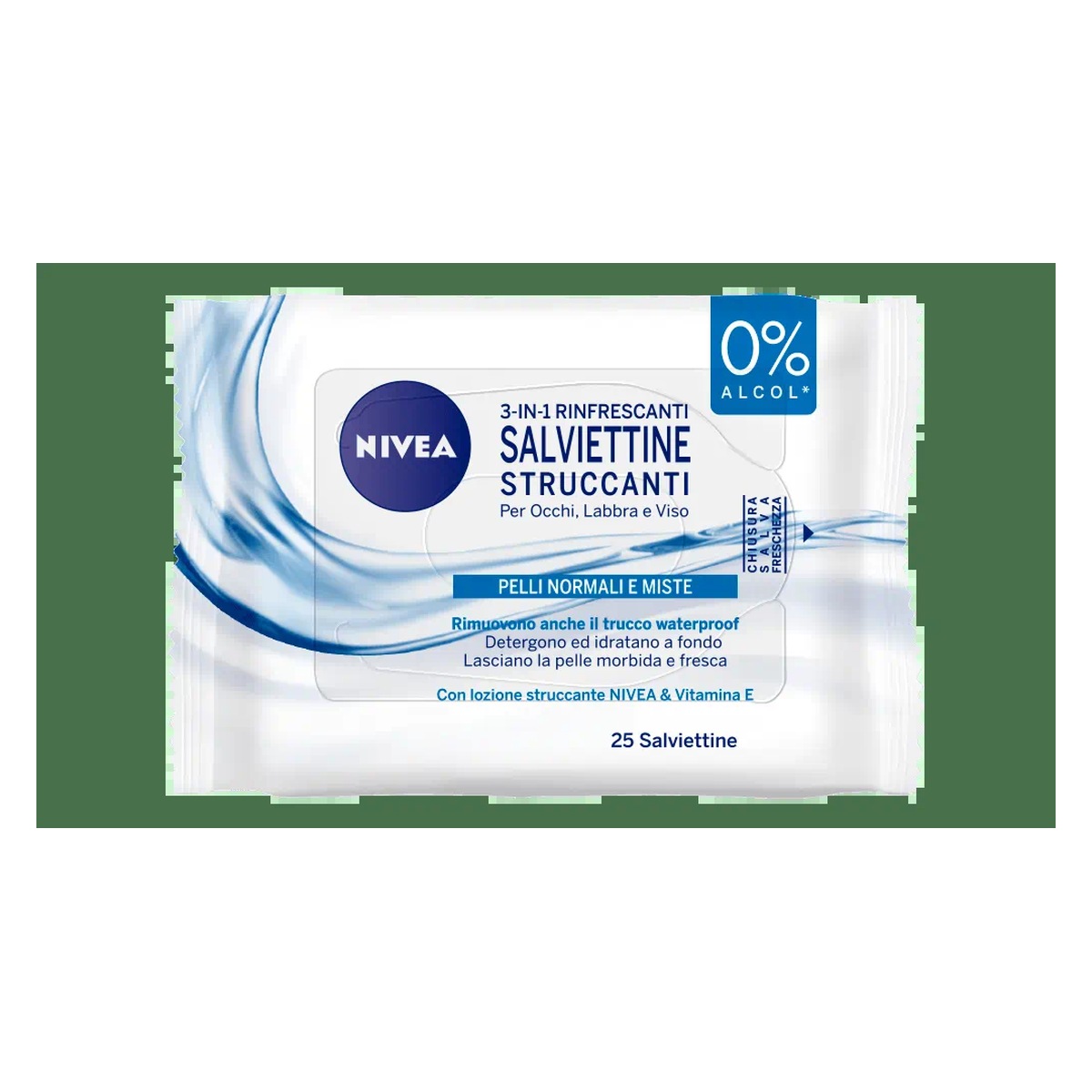 Nivea-Salviette-Struccanti-Rinfrescanti-x-25 Nivea Salviette Struccanti Rinfrescanti x 25 - immagine 1