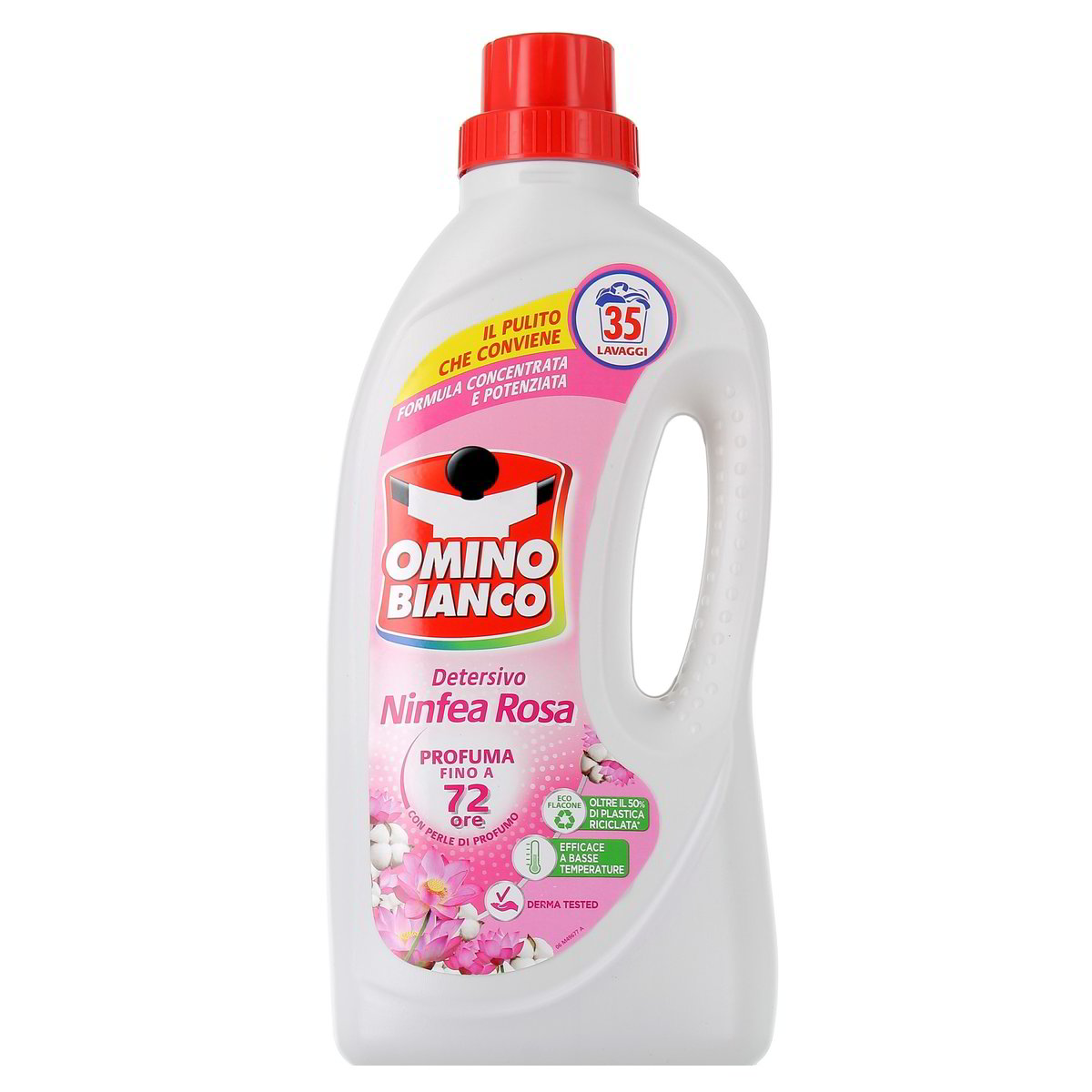 Omino-Bianco-Lavatrice-Liquido-Ninfea-Rosa-35-Lavaggi-14-L-1 Omino Bianco Lavatrice Liquido Ninfea Rosa 35 Lavaggi 1,4 L - immagine 1
