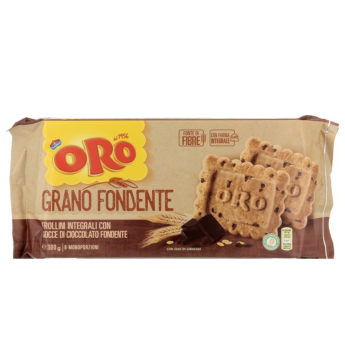 Oro-Saiwa-Biscotti-Grano-Fondente-300-g-1 Oro Saiwa Biscotti Grano Fondente 300 g - immagine 1