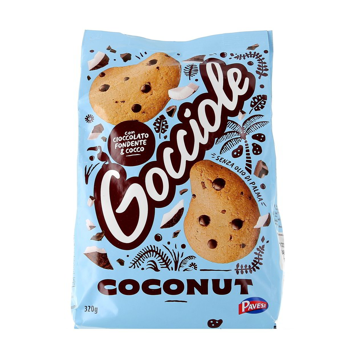Pavesi-Gocciole-Coconut-320-g Pavesi Gocciole Coconut 320 g - immagine 1