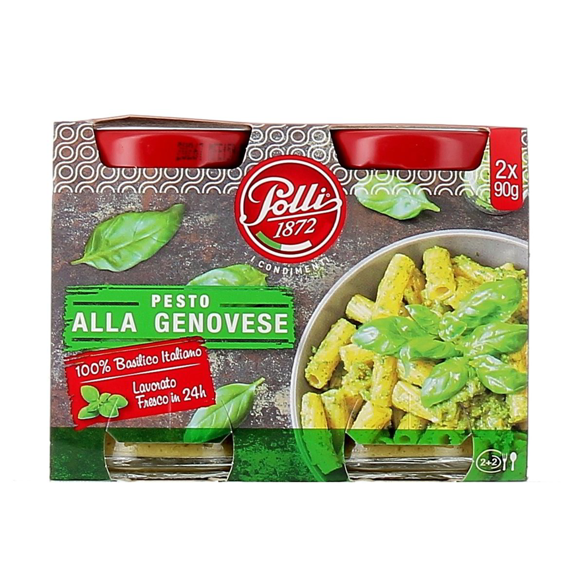 Polli-Pesto-alla-Genovese-2-x-90-g Polli Pesto alla Genovese 2 x 90 g - immagine 1