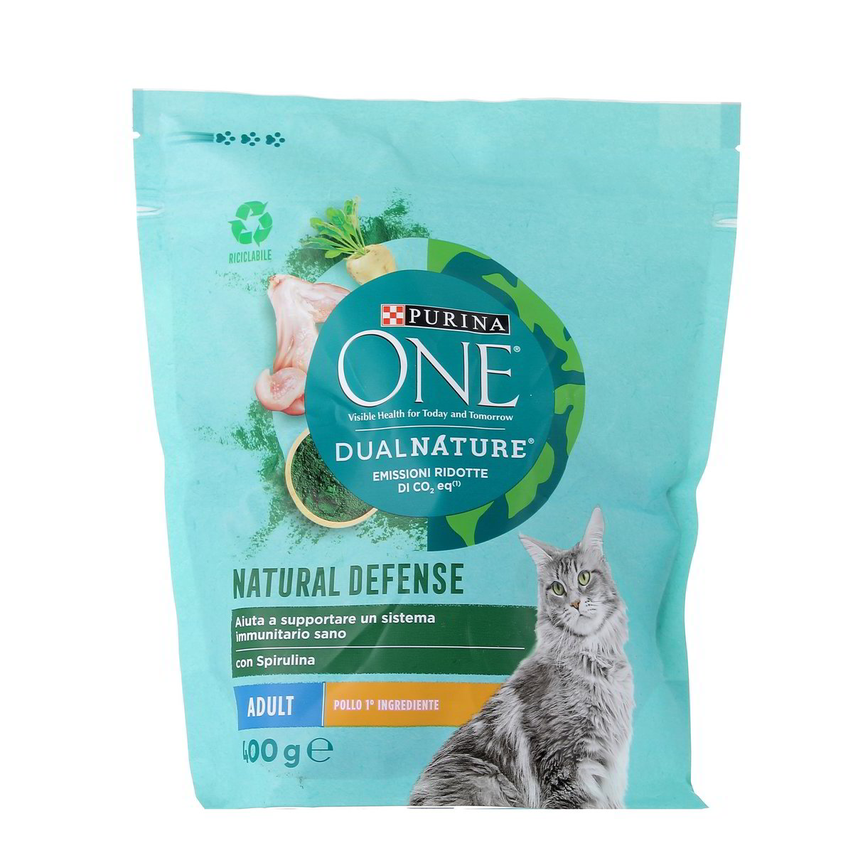 Purina-One-DualNature-Gatto-Pollo-400-g Purina One DualNature Gatto Pollo 400 g - immagine 1