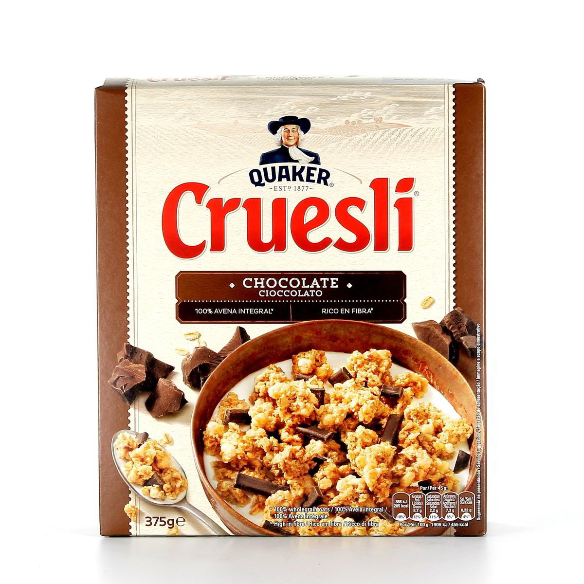 Quaker-Cruesli-Cioccolato-375-g Quaker Cruesli Cioccolato 375 g - immagine 1
