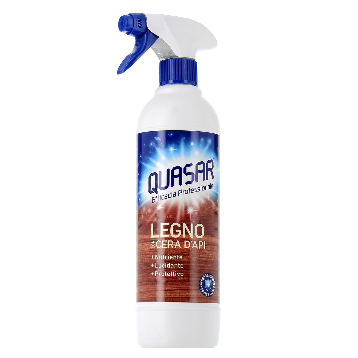 Quasar-Pulitore-Legno-Cera-dApi-580-ml Quasar Pulitore Legno Cera d'Api 580 ml - immagine 1