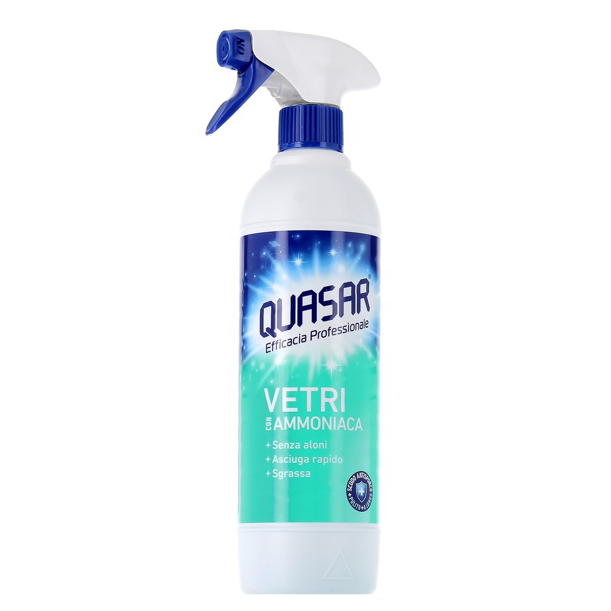 Quasar-Pulitore-Vetri-con-Ammoniaca-580-ml Quasar Pulitore Vetri con Ammoniaca 580 ml - immagine 1
