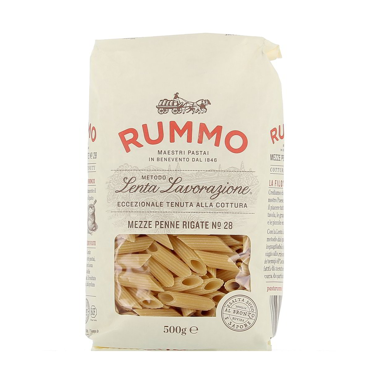 Rummo-Mezze-Penne-Rigate-N-28-500-g-1 Rummo Mezze Penne Rigate N. 28 500 g - immagine 1