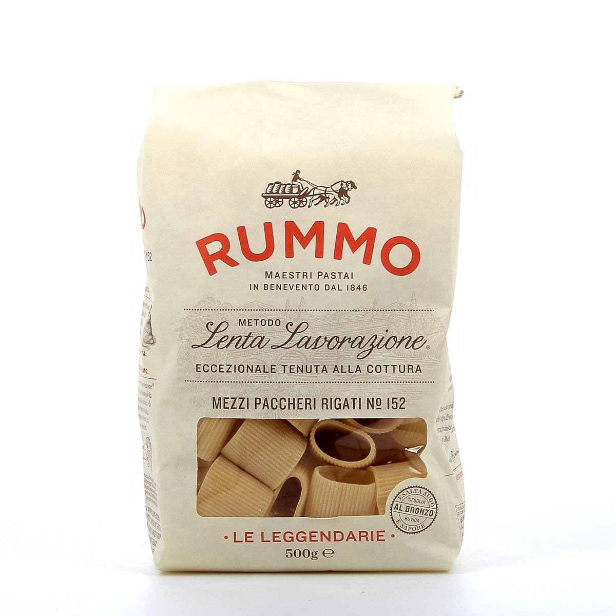 Rummo-Mezzi-Paccheri-Rigati-N-152-500-g-1 Rummo Mezzi Paccheri Rigati N. 152 500 g - immagine 1
