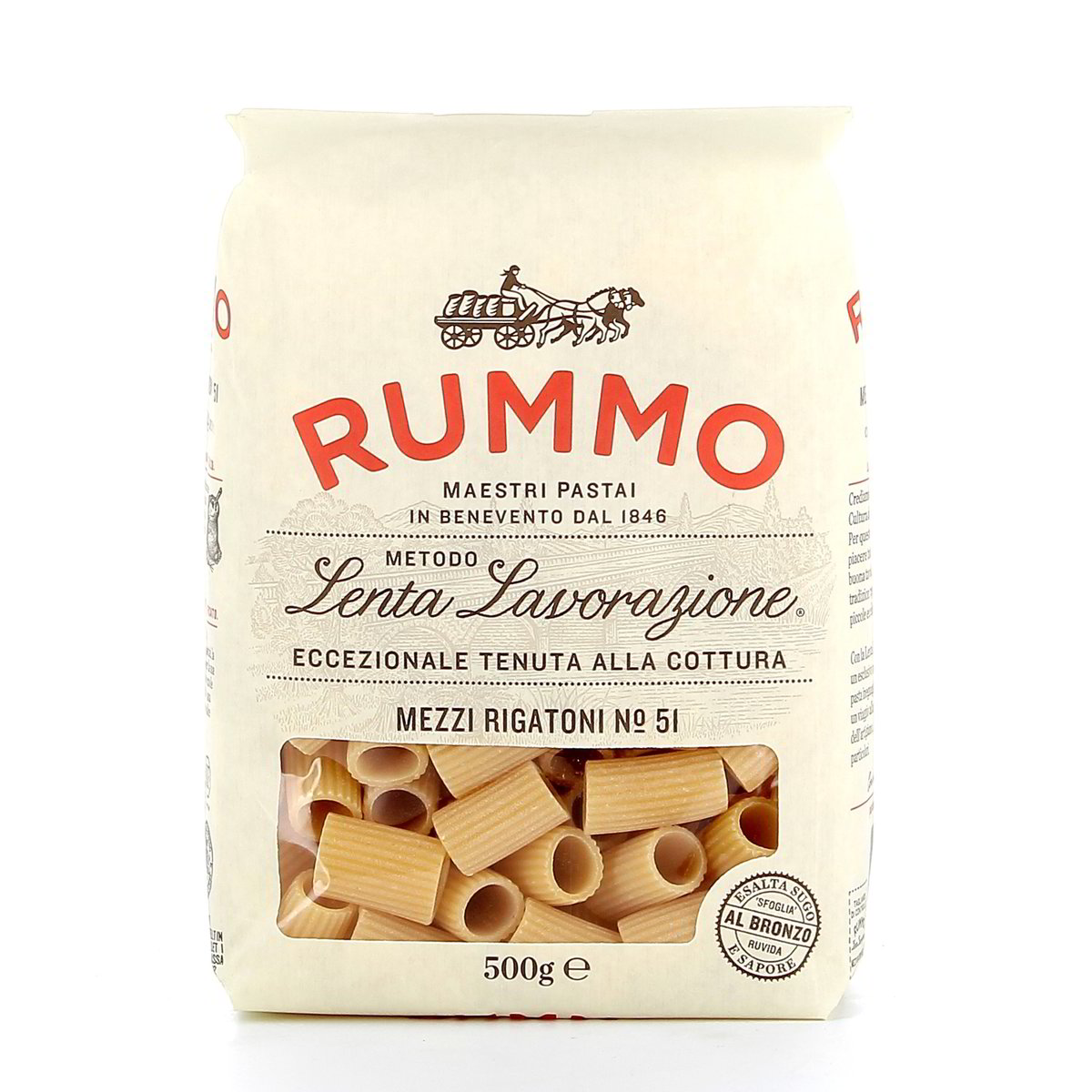 Rummo-Mezzi-Rigatoni-N-51-500-g-1 Rummo Mezzi Rigatoni N. 51 500 g - immagine 1