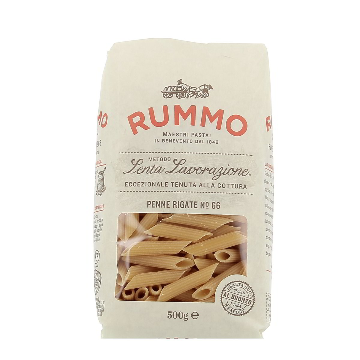Rummo-Penne-Rigate-Bio-Integrali-N66-500-g-1 Rummo Penne Rigate Bio Integrali N.66 500 g - immagine 1