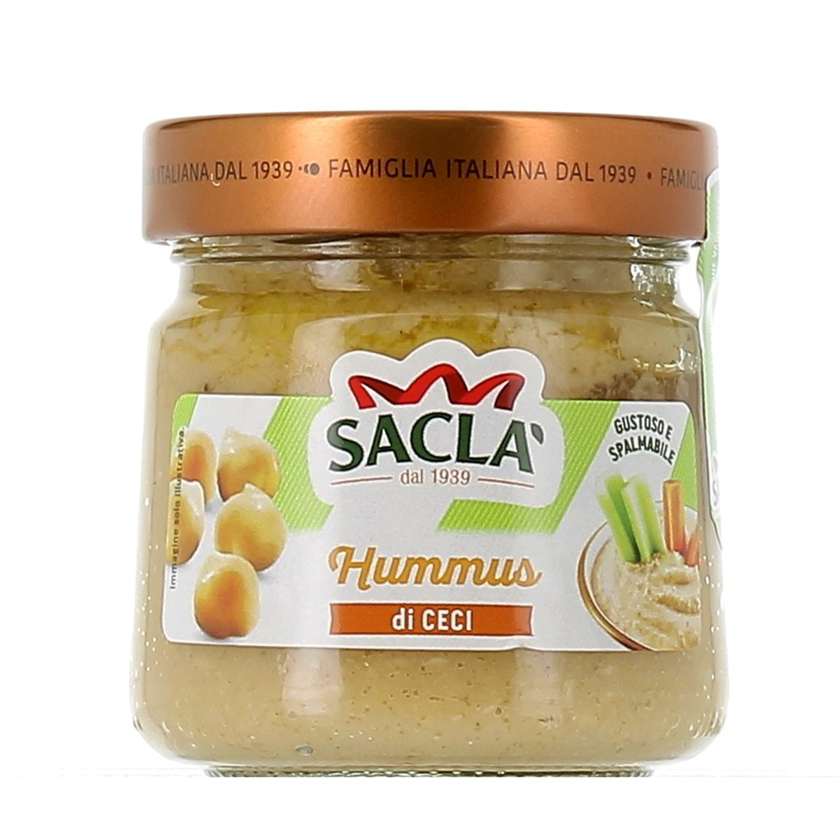 Sacla-Hummus-di-Ceci-190-g Saclà Hummus di Ceci 190 g - immagine 1