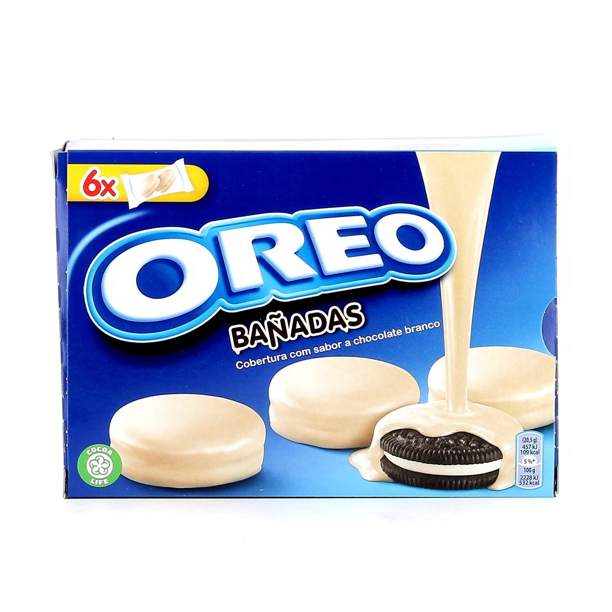 Saiwa-Biscotti-Oreo-Banadas-White-246-g Saiwa Biscotti Oreo Bañadas White 246 g - immagine 1