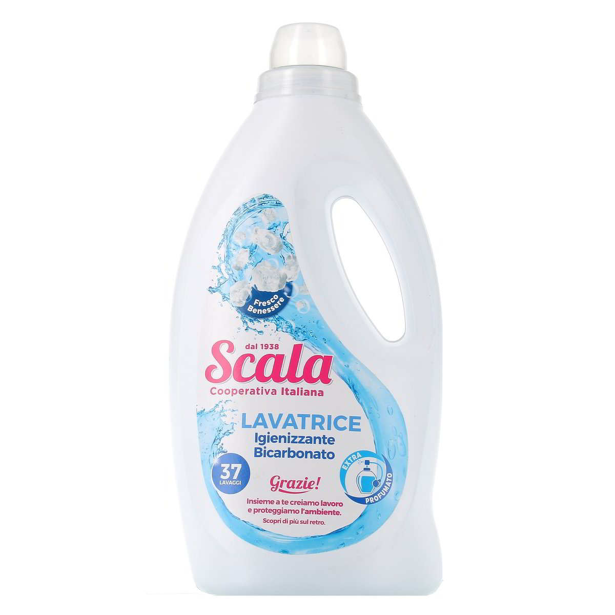 Scala-Lavatrice-Liquido-Bicarbonato-37-Lavaggi-15-L Scala Lavatrice Liquido Bicarbonato 37 Lavaggi 1,5 L - immagine 1