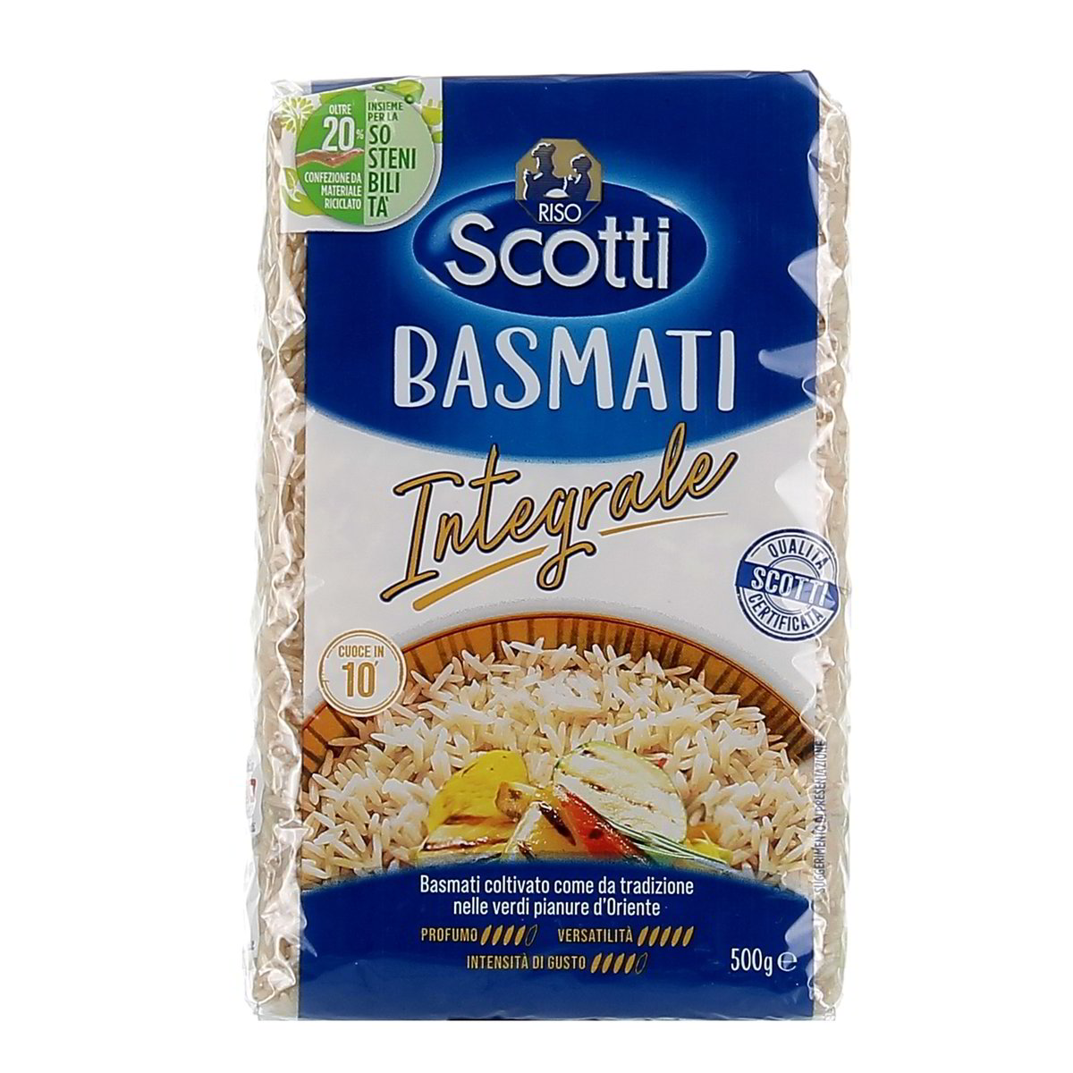 Scotti-Riso-Basmati-Integrale-500-g-1 Scotti Riso Basmati Integrale 500 g - immagine 1