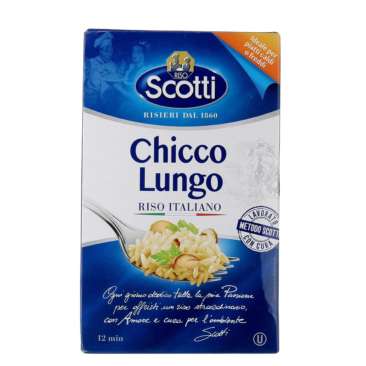 Scotti-Riso-Chicco-Lungo-Astuccio-800-g Scotti Riso Chicco Lungo Astuccio 800 g - immagine 1