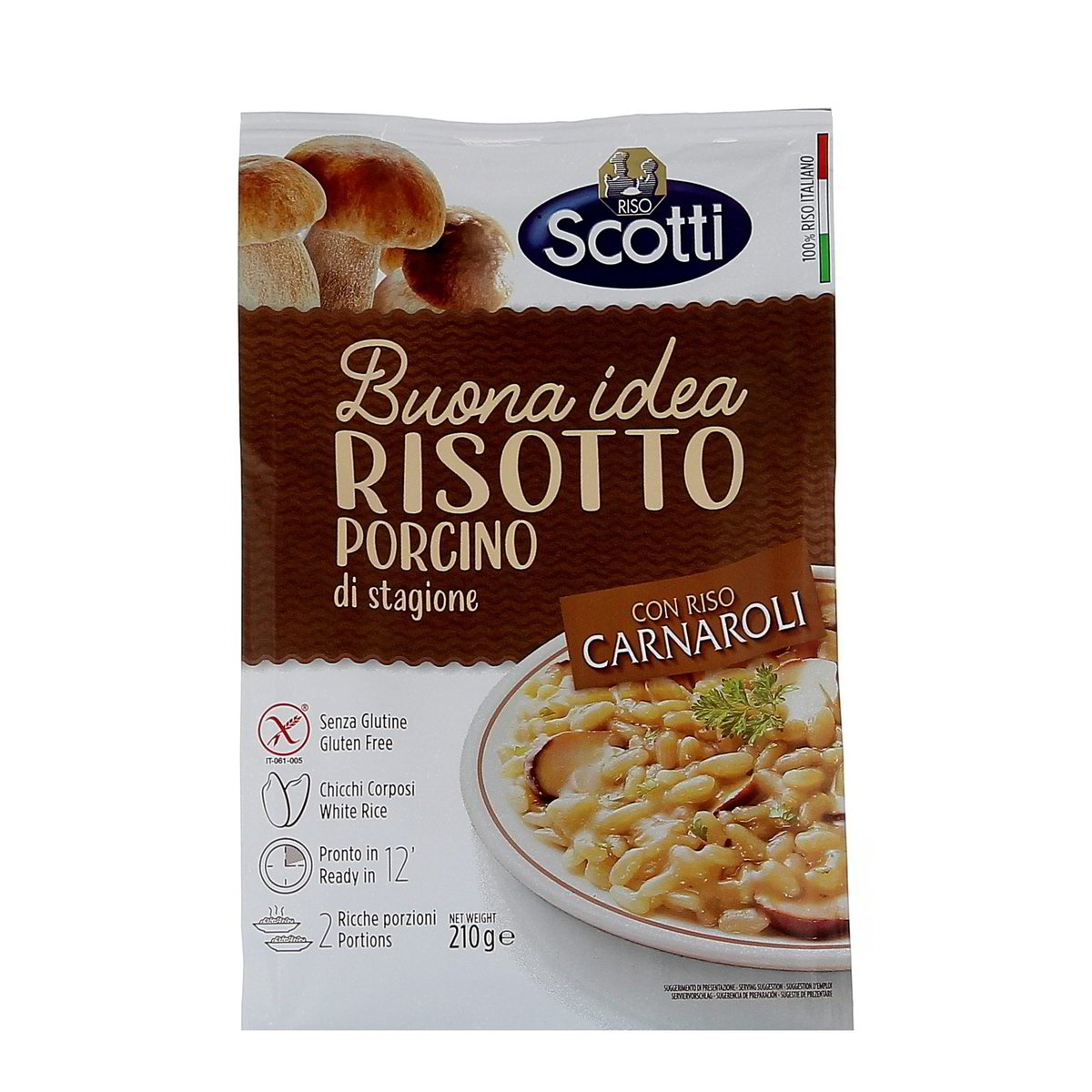Scotti-Risotto-ai-Funghi-Porcini-210-g-1 Scotti Risotto ai Funghi Porcini 210 g - immagine 1