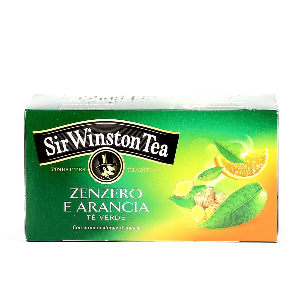 Sir-Winston-Te-Verde-Zenzero-Arancia-20-Filtri-35-g Sir Winston Tè Verde Zenzero Arancia 20 Filtri 35 g - immagine 1