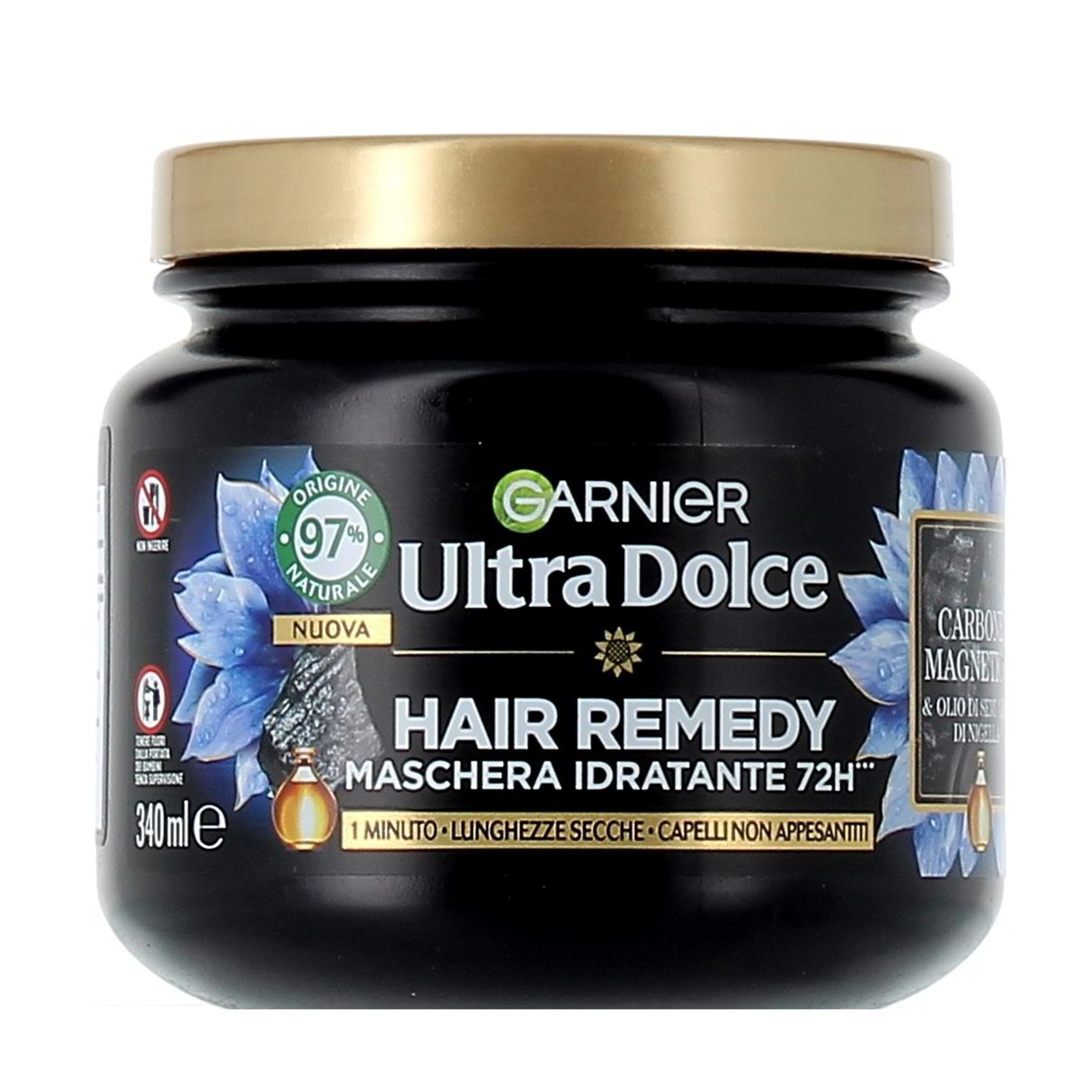 Ultra-Dolce-Maschera-Charcoal-340-ml Ultra Dolce Maschera Charcoal 340 ml - immagine 1