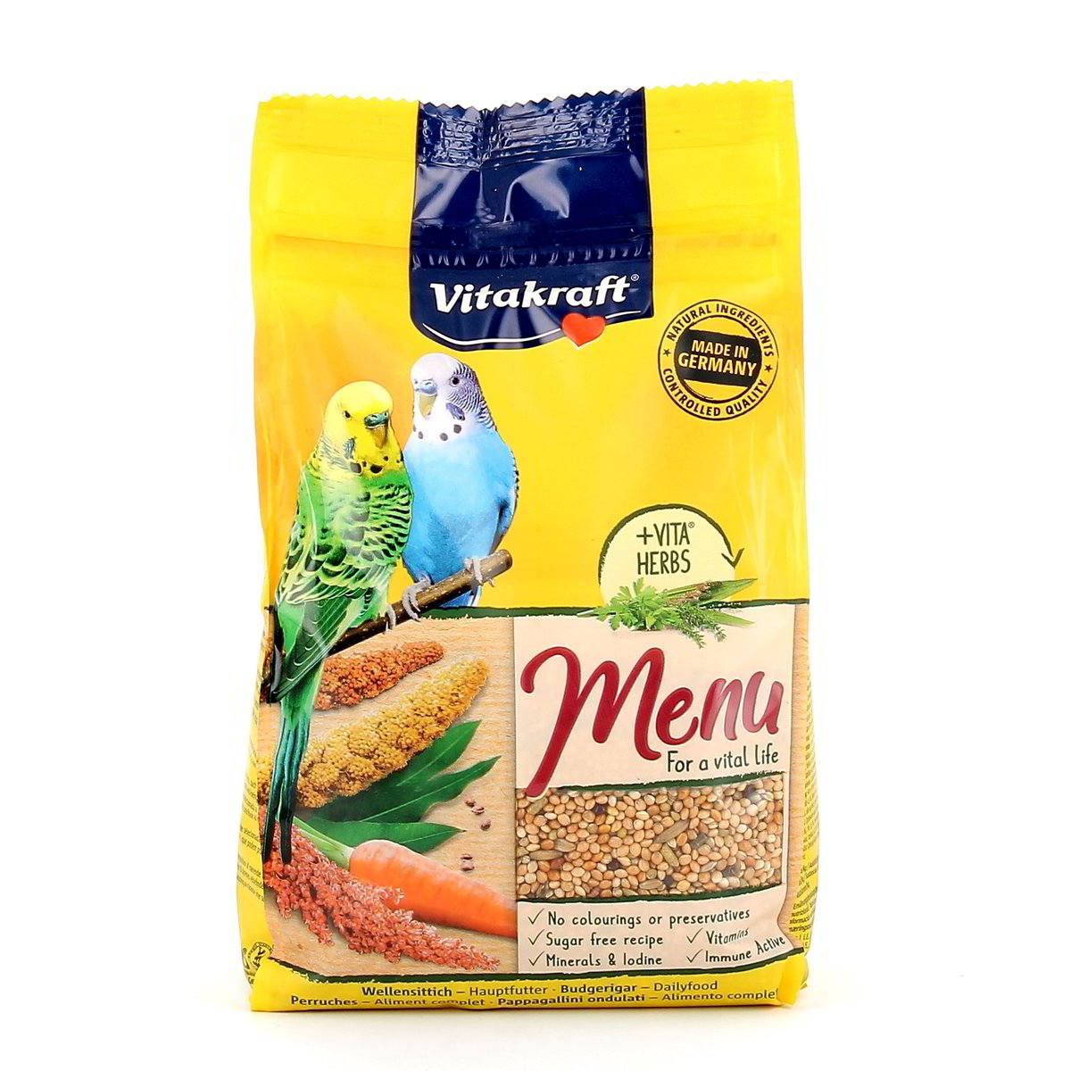 Vitakraft-Menu-Vital-Pappagallini-500-g Vitakraft Menu Vital Pappagallini 500 g - immagine 1