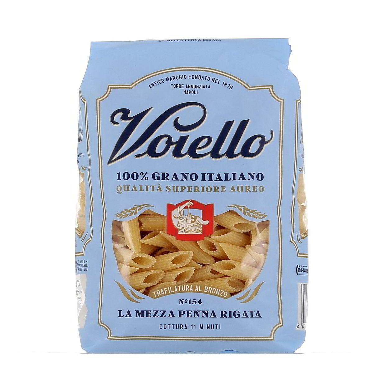 Voiello-Mezze-Penne-Rigate-500-g-1 Voiello Mezze Penne Rigate 500 g - immagine 1